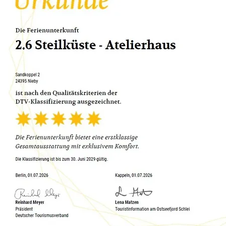 Reetdorf Geltinger Birk Atelierhaus Steilkueste *